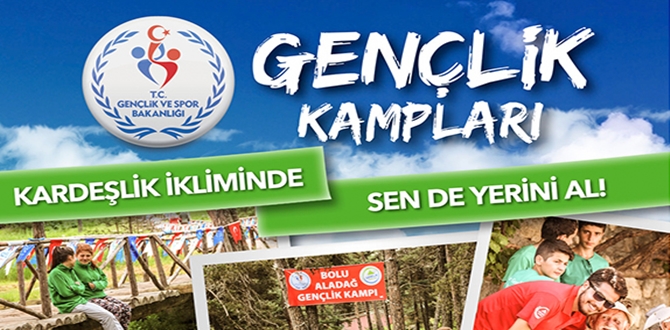 Gençlik Kampları Başvuruları Devam Ediyor