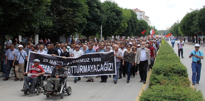 Çorum Olaylarında Hayatları Kaybedenler Anıldı