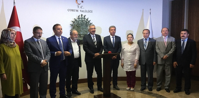 Vekillerden Vali Kılıç’a Destek Ziyareti