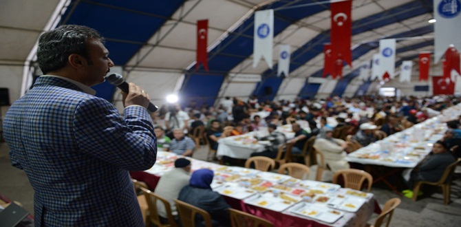 Külcü, İftarını Çadırda Açtı