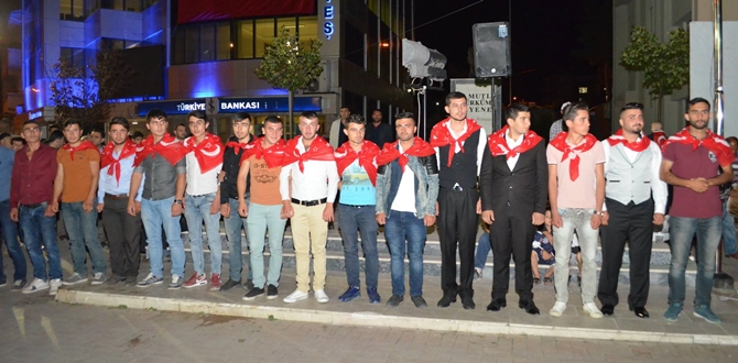 Alaca’da Asker Uğurlama Töreni