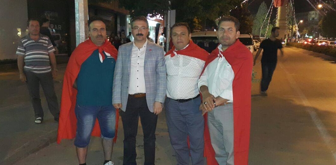 Gurbetçilerden ‘Demokrasi Yürüyüşüne’ Destek