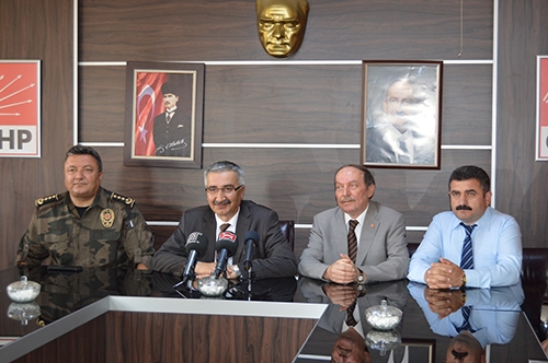 Vali Kılıç’tan CHP’ye Ziyaret