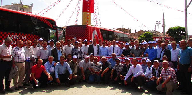 Külcü,Muhtarları Külliyeye Nöbet İçin Uğurladı