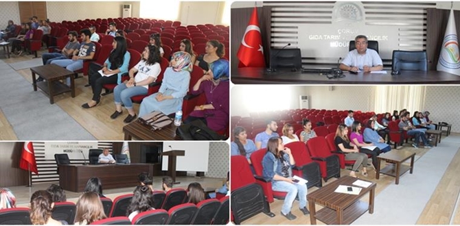 Şahinbaş, Stajyer Öğrencilerle Buluştu