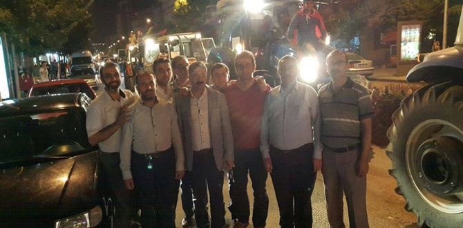 Bozboğa Köyün’den Demokrasi Yürüyüşüne Destek