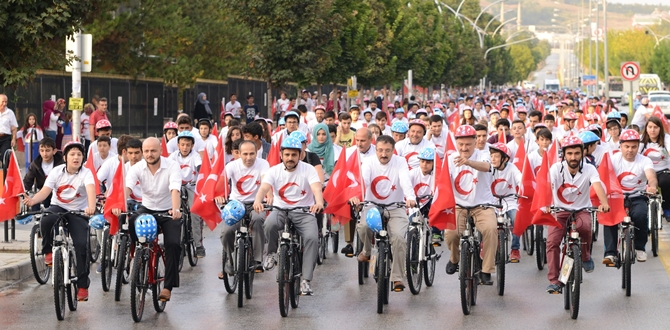 Çorum Belediyesi’nden Bin Çocuğa Bisiklet