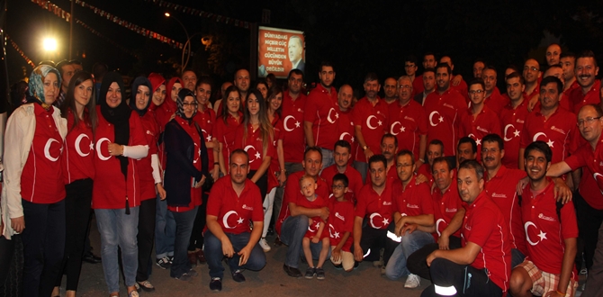 Çorumgaz’dan Milli İradeye Destek