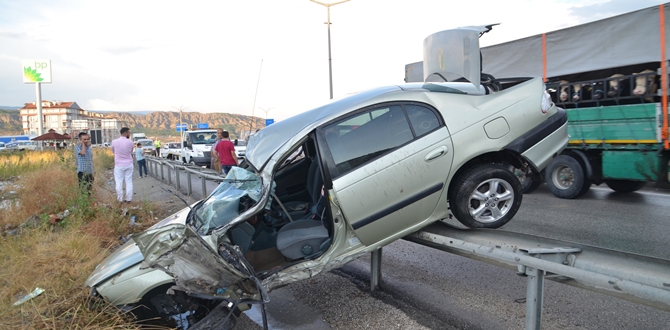 Çorum Kavşağında Kaza: 1 Yaralı