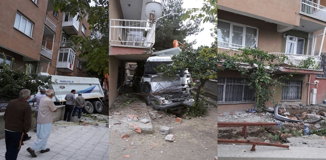 Apartman Sakinleri Büyük Bir Faciadan Kurtuldu