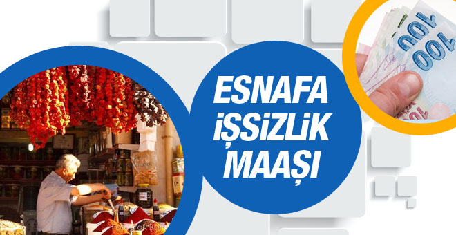 İşsiz Kalan Esnafa Müjde!