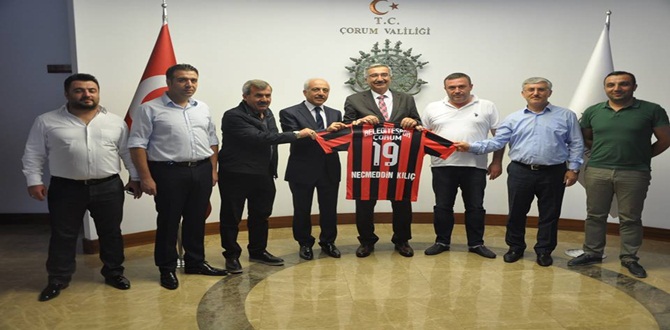 Belediyespor Yönetiminden Vali Kılıç’a Ziyaret