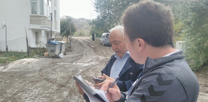 İskilip’te Hasar Tespiti Yapılıyor