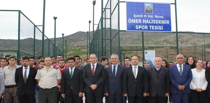 Spor Tesisine Şehit Ömer Halisdemir’in Adı Verildi