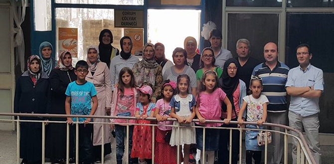 Çorum Çölyak Derneği Üyeleriyle Bayramlaştı