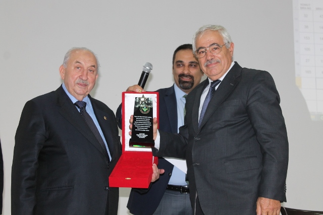 Kavuştu ve Şen’e Teşekkür Plaketi