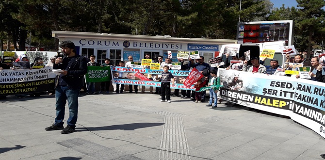 ‘Katledilen Sadece Halep Değil,  İnsanlıktır!’