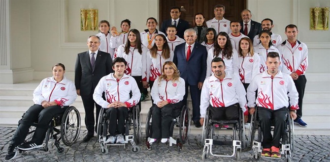 Başbakan, Şampiyonları Kabul etti