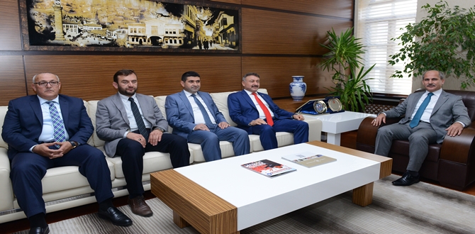 Hacı Özkan’dan Belediye’ye Ziyaret