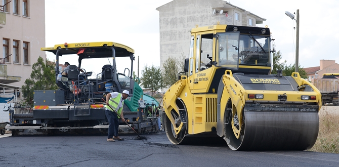 Mimar Sinan Sokaklarına 2838 Ton Asfalt