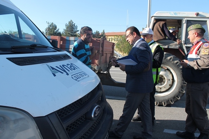 Sungurlu’da Okul Servislerine Sıkı Denetim