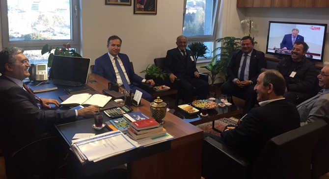 Ceylan ve Pehlivan, Tarım  Komisyonu Başkanı ile Görüştü