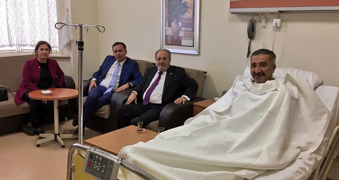 Vekillerden Vali Kılıç’a “Geçmiş Olsun” Ziyareti