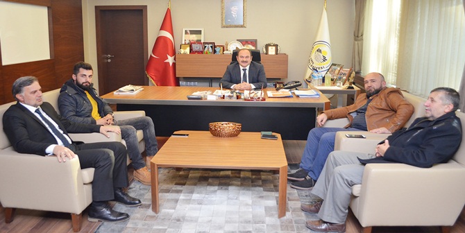 Acımık’tan, Başkan Eyvaz’a Ziyaret