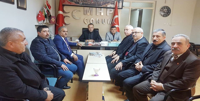 Hitit Esnaf Kredi Kooperatifi’nden  CHP ve MHP’ye Nezaket Ziyareti