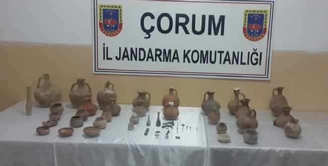 Çorum’da Tarihi Eser Operasyonu