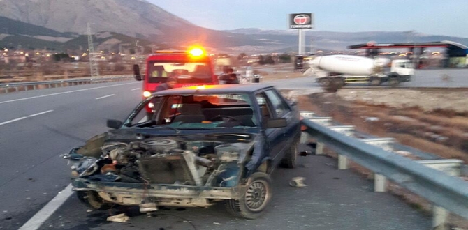 Çorum’da Trafik Kazası: 1 Yaralı