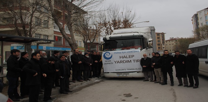 Beşir Derneği’nden Halep’e Yardım