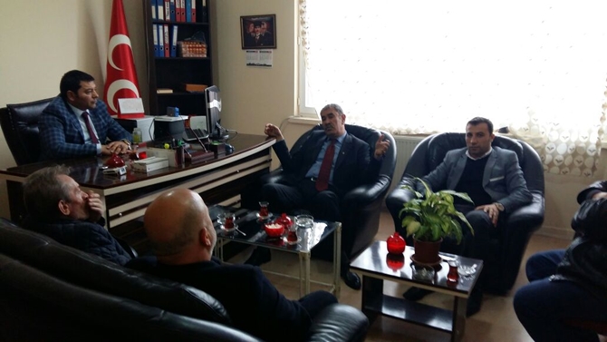 Borsa Başkanı Karaçil’den, MHP’ye Ziyareti