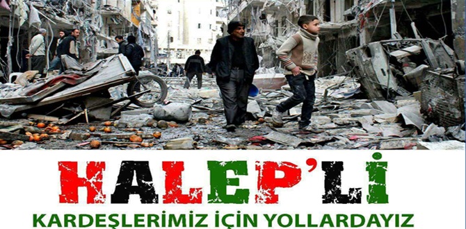 İyilik-Der’in Halep Yardımları Sürüyor