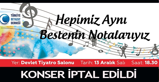 Konser İptal Edildi