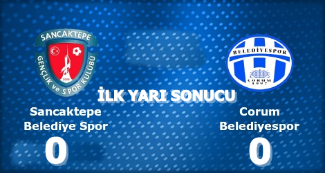 Sancaktepe Belediyespor: 0 Çorum Belediyespor: 0