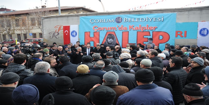 Çorum Belediyesi’nden Halep’e 15 Tır Yardım