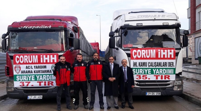 İHL Kamu Derneği’nden Suriye’ye Yardım