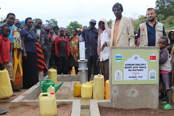 Atıf Hoca Su Kuyusu Ruanda’da Açıldı