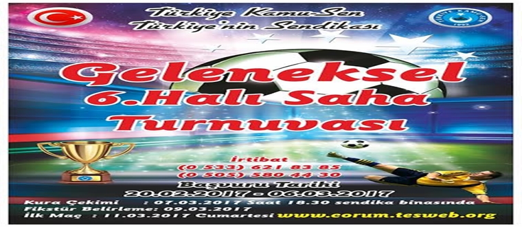 Kamu-Sen Halı Saha Turnuvası Başlıyor