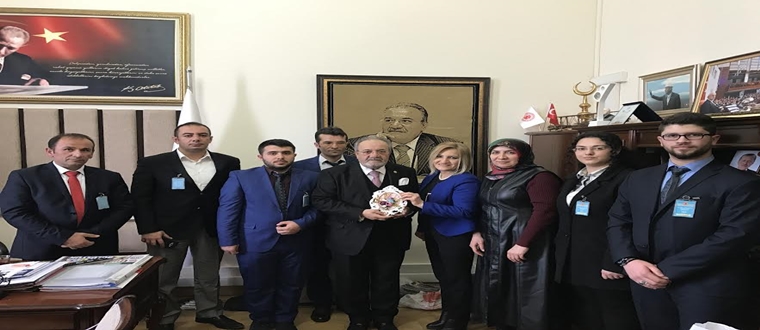 Beyazay Derneği’nden,USLU’ya Ziyaret