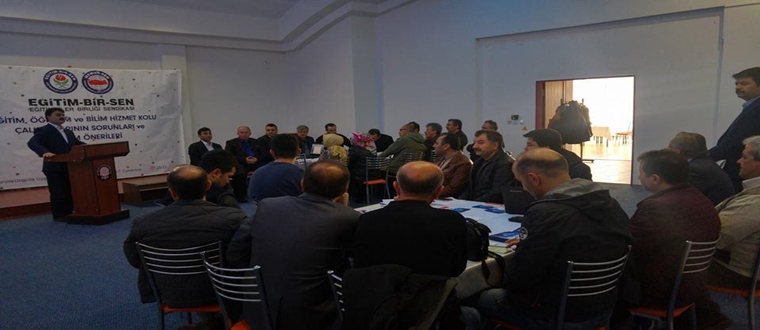 Eğitim Bir Sen’den Toplu Sözleşme Hazırlık Çalıştayı