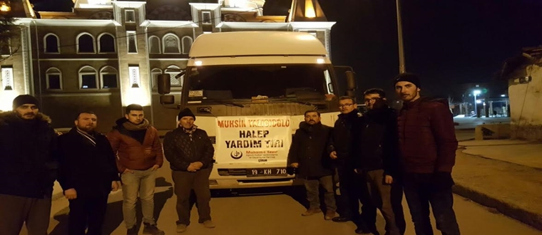 Muhsini Tavır Derneği’nden Halep’e Yardım