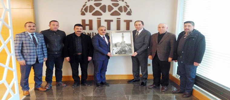 Hitit Esnaf Kefalet’ten Rektör Alkan’a Ziyaret