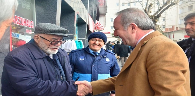 Şahiner Esnafın Sorunlarını Dinledi