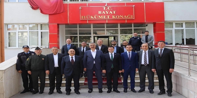 Vali Kılıç, Bayat’ta İncelemelerde Bulundu