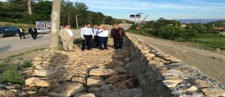 Bayat Yoluna Sıcak Asfalt