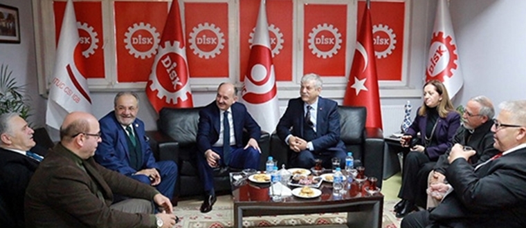 DİSK’e Ziyaret