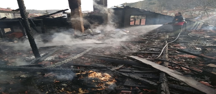 İskilip’te Yangın