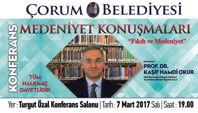 Okur, “Fıkıh ve Medeniyet”i Anlatacak